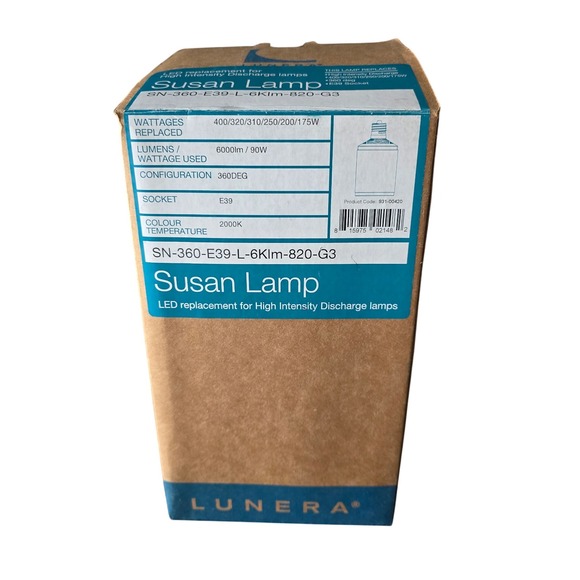 Lunera Other - Susan‎ Lamp Lunera LED High Intensity Discharge Replacement SN-360-E39-L 2000K